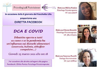 Psicologia&Nutrizione: DCA e Covid