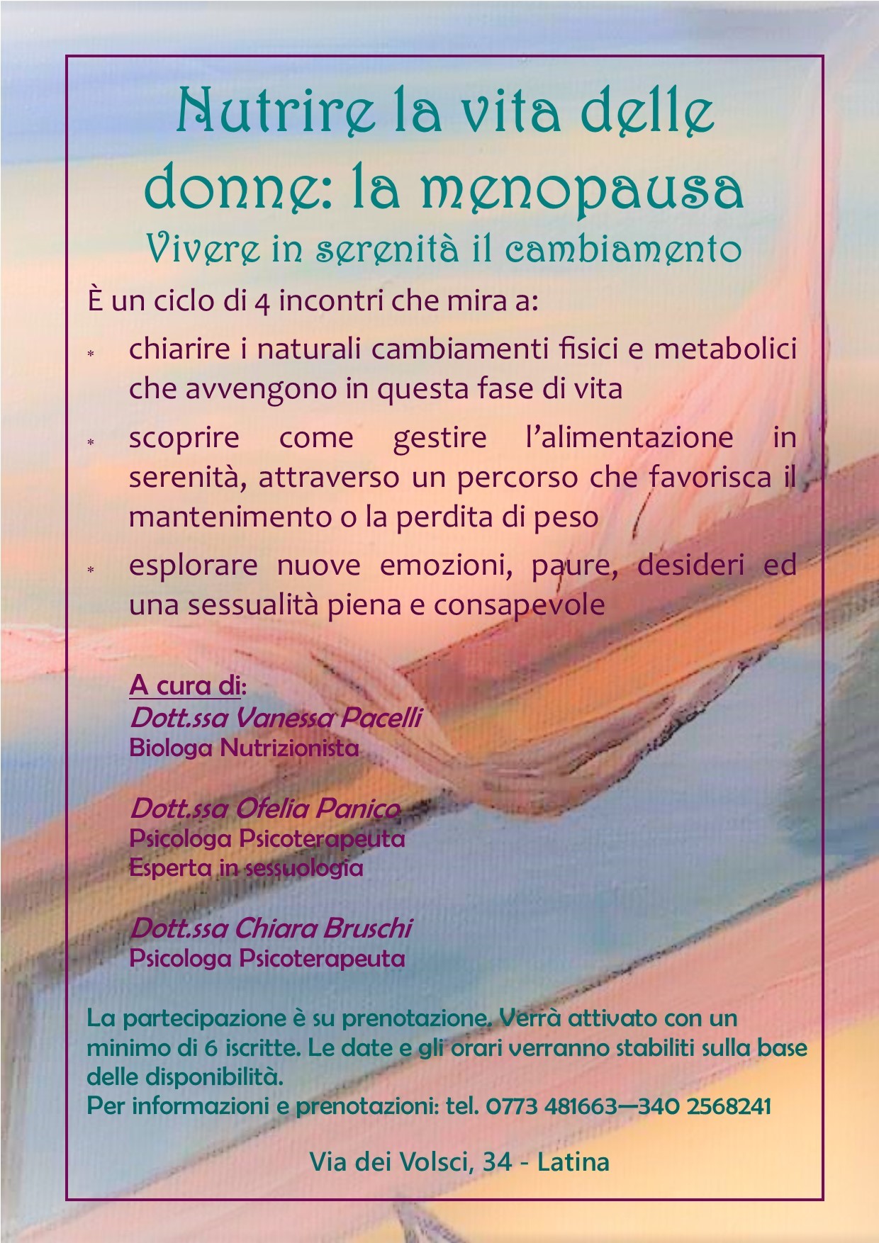 Nutrire la vita delle donne latina